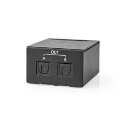 SPLITTER OPTIQUE TOSLINK 2 SORTIES ASPL2512BK - rer electronic