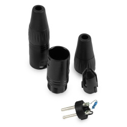 BOUCHON DMX 120 Ohms, 3 pôles BOUCHDMX - rer electronic