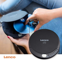LECTEUR DISCMAN CD AUDIO PORTABLE LENCO CD011BU - rer electronic