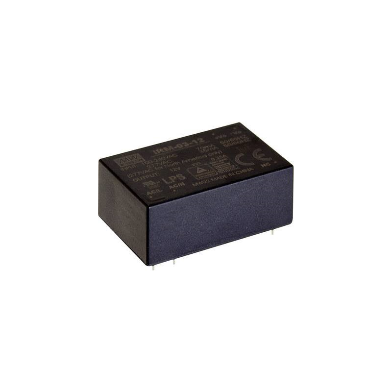CONVERTISSEUR IRM-03-12 AC/DC 12VDC 250mA IRM0312 - rer electronic