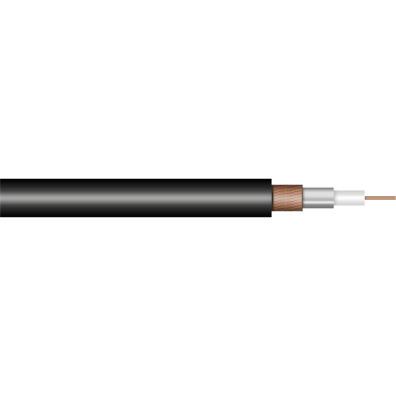 CABLE 50 OHMS 6MM RG58U RG58CU - rer electronic