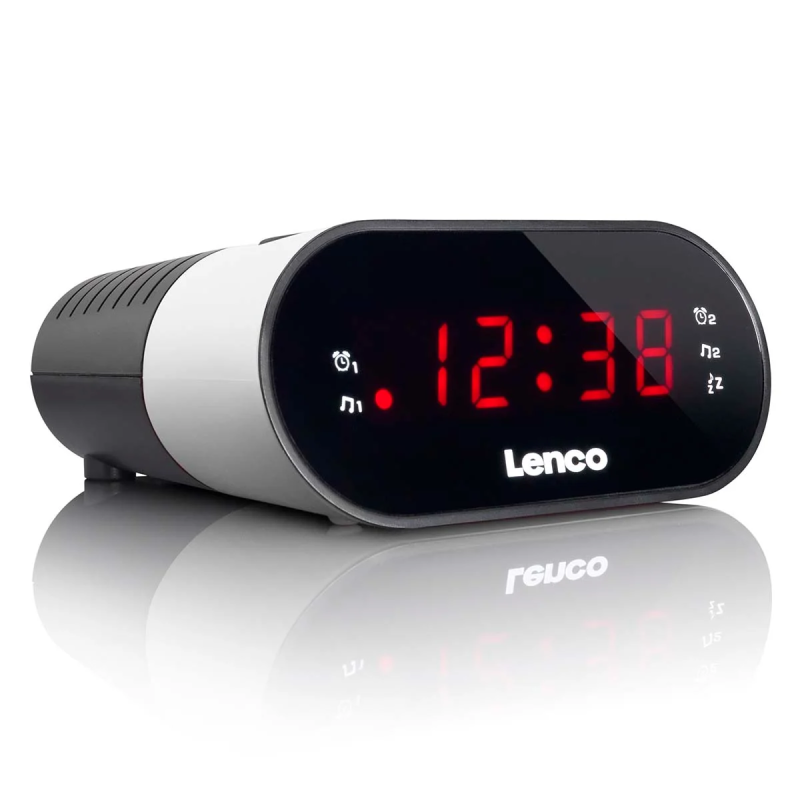 RADIO REVEIL DIGITAL LENCO CR-07 WHITE HAV-CR76 - rer electronic