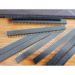 BARRETTE FEMELLE 40BR AU PAS DE 5.24MM COANF1D40GH7 - rer electronic