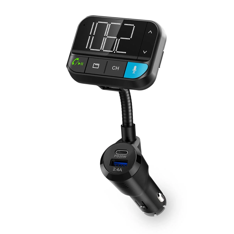Transmetteur FM audio pour voiture Bluetooth 1432183 - rer electronic