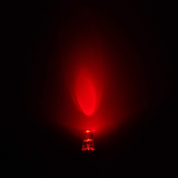 LED 3MM BICOLORE 3 PIN ROUGE ET BLEU ANODE COMMUNE OPKLB3WEGW - rer electronic