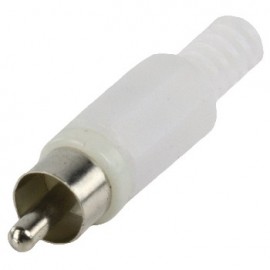 RCA male plast.BLANC. T-700G/WS - rer electronic