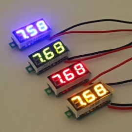 Voltmètre numérique testeur rouge auto-alimenté B213271 - rer electronic