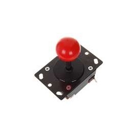 Joystick boule rouge robuste 37485 - rer electronic