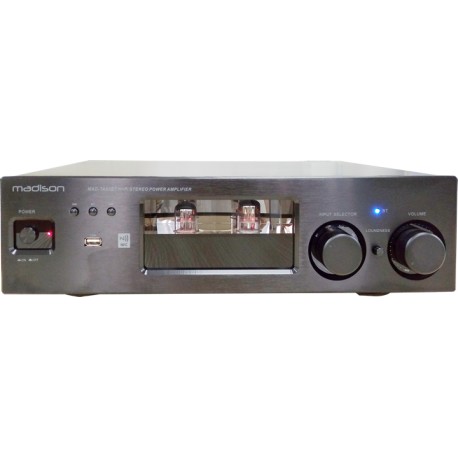 AMPLIFICATEUR A TUBES 2 X 80W AVEC BLUETOOTH AMPLIFICATEUR A TUBES 2 X 80W AVEC BLUETOOTH