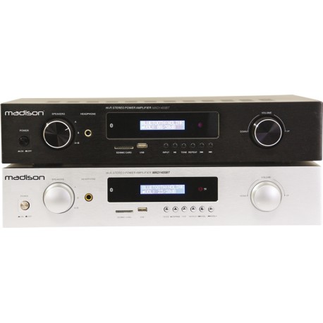 AMPLI MADISON NOIR 2X100W TUNER USB BLUETOOTH AMPLI MADISON NOIR 2X100W TUNER USB BLUETOOTH