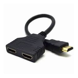 ADAPT HDMI M/ 2 HDMI F 137050 - rer electronic