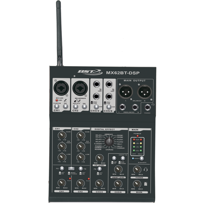 Carte son Bluetooth 16 tables de mixage de réduction de bruit d'effets  sonores pour kit de podcast de changeur de voix, table de mixage avec  enregistrement d'interface audio