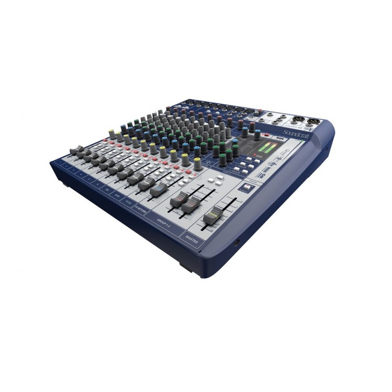 CONSOLE SOUNDCRAFT SIGNATURE12 8MIC + 4 DEPARTS SIGNATURE12 - rer electronic