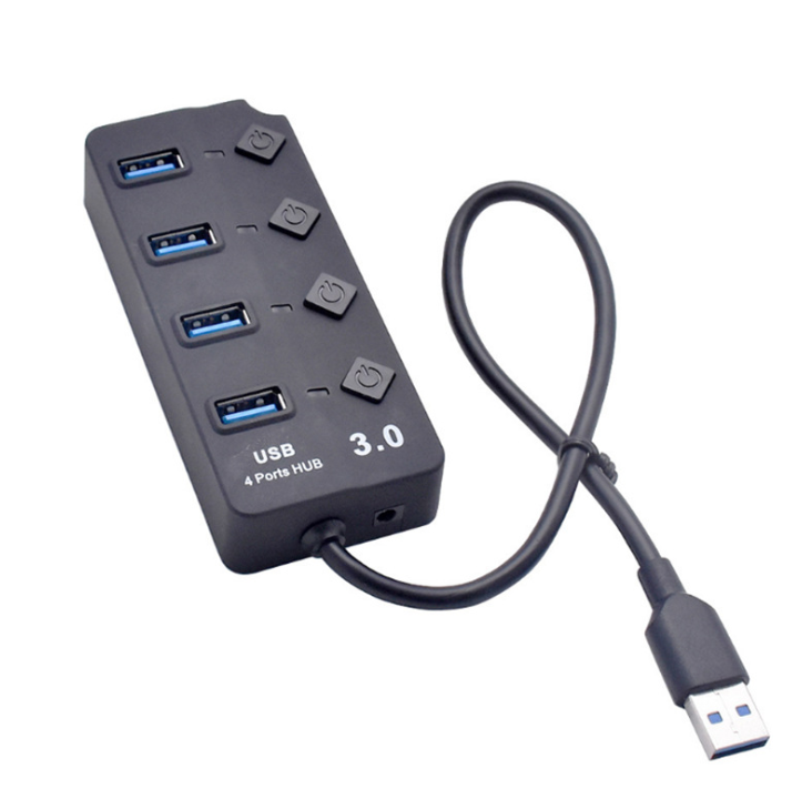 HUB USB 4 PORT 3.0 AVEC INTER