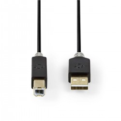 CORDON USB A/B 5M. CABLE-141/5 - rer electronic