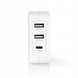 CHARGEUR 2 USB 4.8A CH-006WH - rer electronic