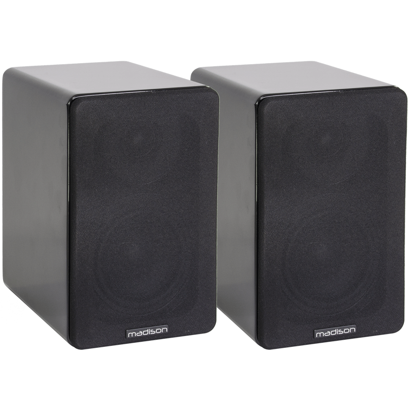 ENCEINTE HIFI MADISON NOIR LAQUEES PAIRE MAD-BS4BL - rer electronic