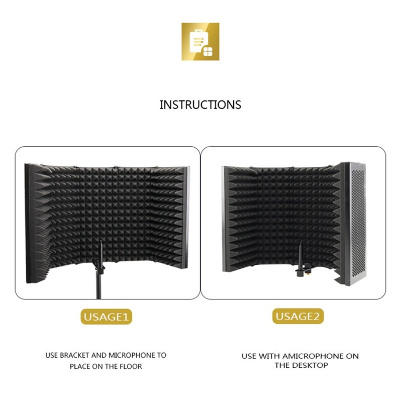 ECRAN ACOUSTIQUE PLIANT G154B - rer electronic