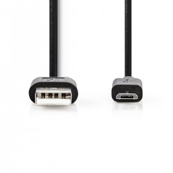 CORDON USB MICRO USB A 0.5MTS VLCP60500B05 - rer electronic