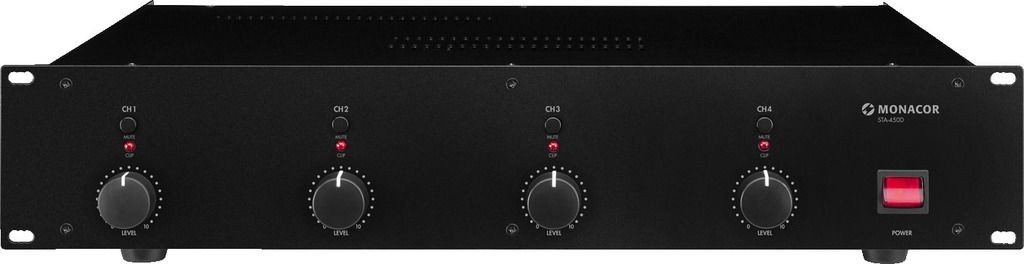 AMPLIFICATEUR 4 X 50 W, 4/8  CLASSE D