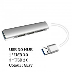 HUB USB C VERS 3 USB + 1USB C HUBUSBC - rer electronic