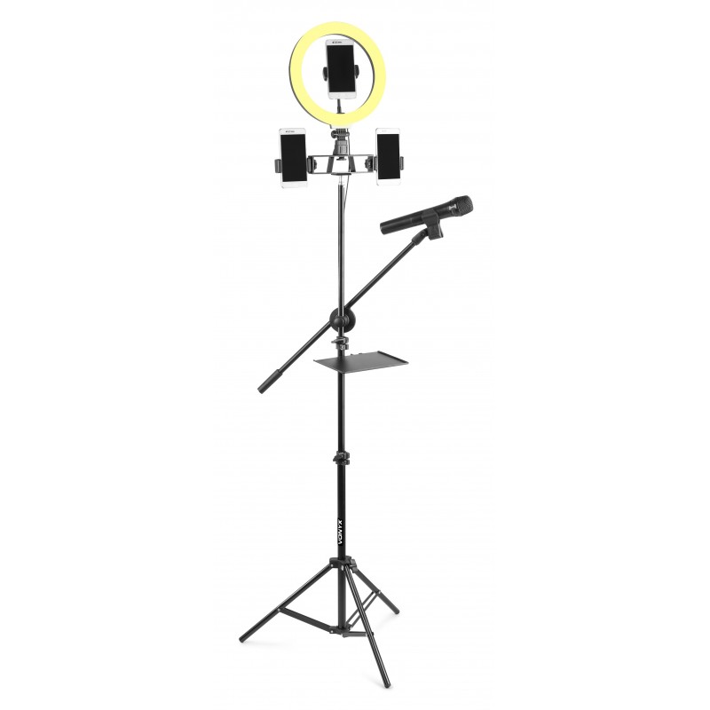 Kit de lumière de microphone pour smartphone Ensemble de