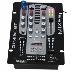 TABLE DE MIXAGE USB BLUETOOTH IBIZA 2 VOIES DJM150USB-BT - rer electronic