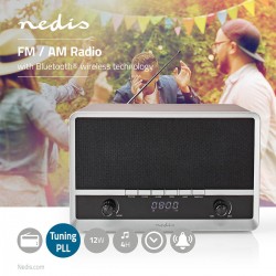 RADIO FM BLUETOOTH NEDIS RDFM5200BN - rer electronic