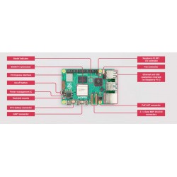 RASPBERRY PI 5 MODEL B, 8GO, 2.4GHZ RASPBERRYP5-8G - rer electronic