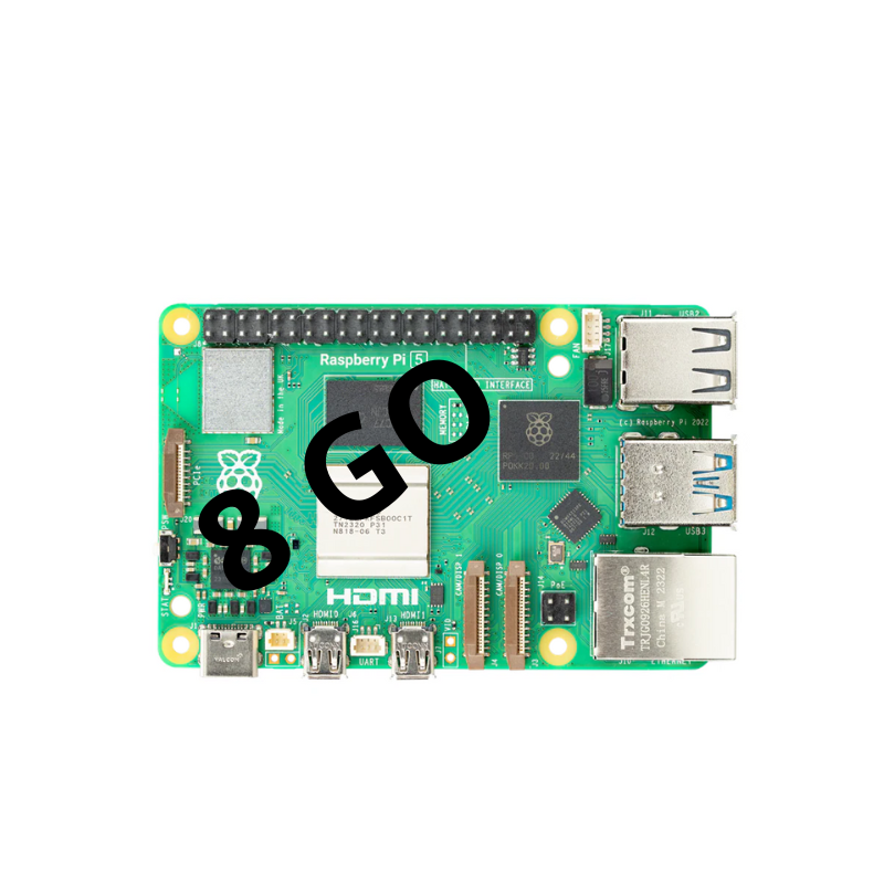 RASPBERRY PI 5 MODEL B, 8GO, 2.4GHZ RASPBERRYP5-8G - rer electronic